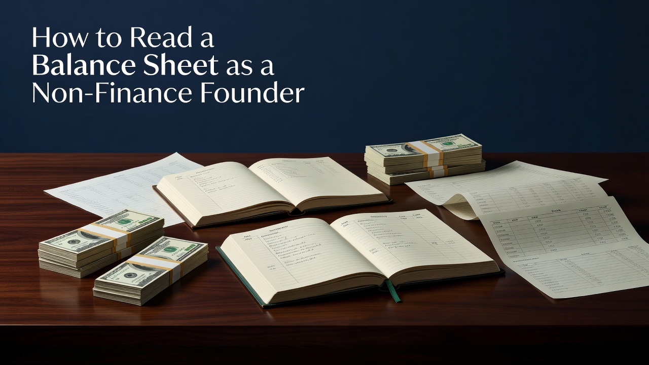 How to Read a Balance Sheet as a Non-Finance Founder
